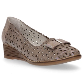 Zapatos de piel Filippo DP752 / 20 Gr gris