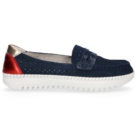 Zapatos de piel Filippo DP1413/20 Nv azul marino