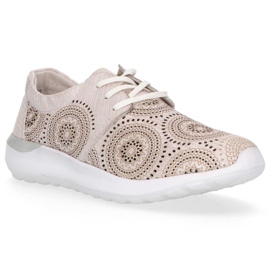 Zapatos de cuero Filippo DP201/20 Pi rosa