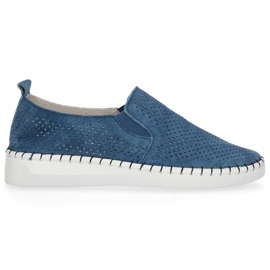 Zapatos de piel Filippo DP063/20 Nv azul marino