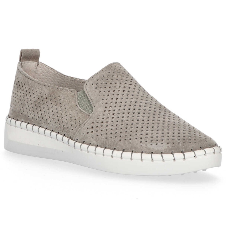 Zapatos de piel Filippo DP063 / 20 Gr gris