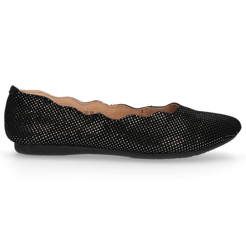 Bailarinas de cuero Filippo DP1260/20 Bk negro