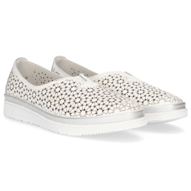 Filippo DP1400 / 20 Wh Blanco zapatos bajos caqui verde