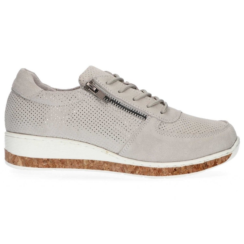 Zapatos de piel Filippo DP1252 / 20 Gr gris