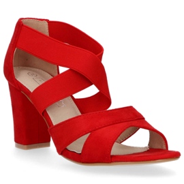 Filippo DS776 / 20 Rd Sandalias rojas rojo