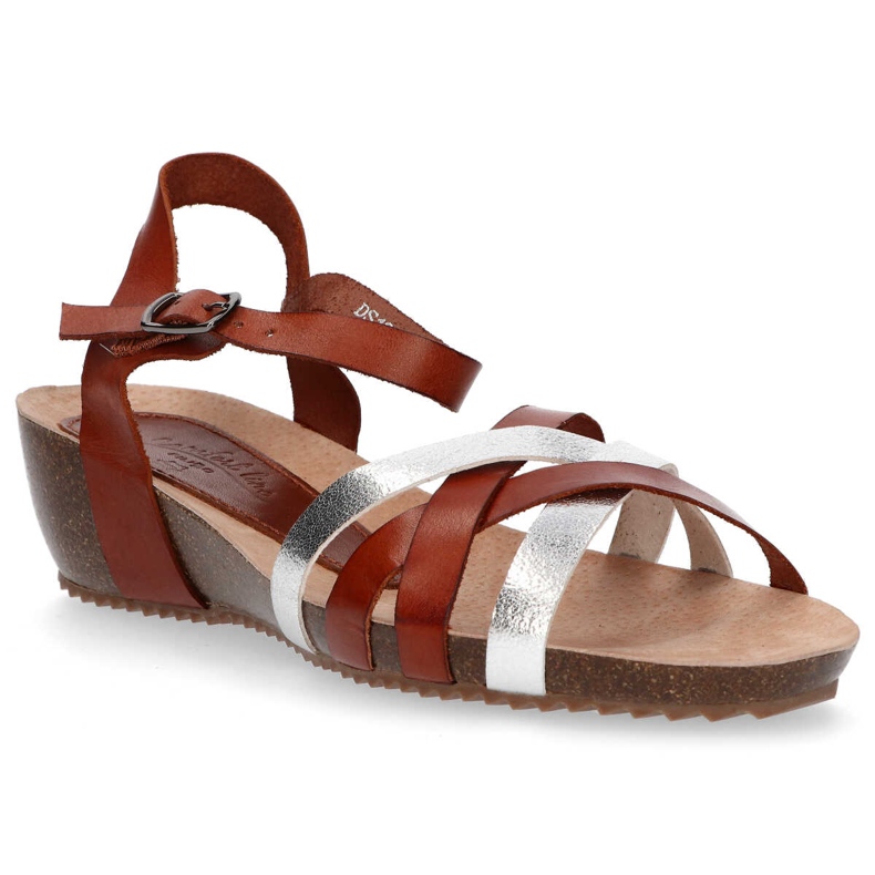 Sandalias de piel Filippo DS1333/20 Br marrón