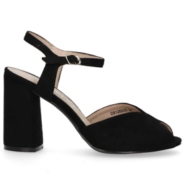Sandalias Filippo DS1282/20 Bk Negro