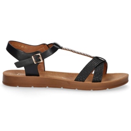 Sandalias Filippo DS802/20 Bk Negro