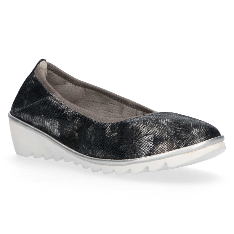 Zapatos de cuero Filippo DP046/18 Nv Fl azul marino negro