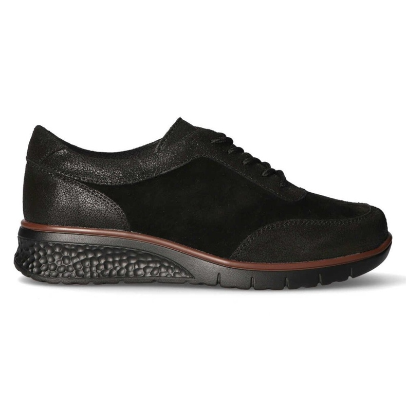 Zapatos de cuero Filippo DP1509/20 Bk negro