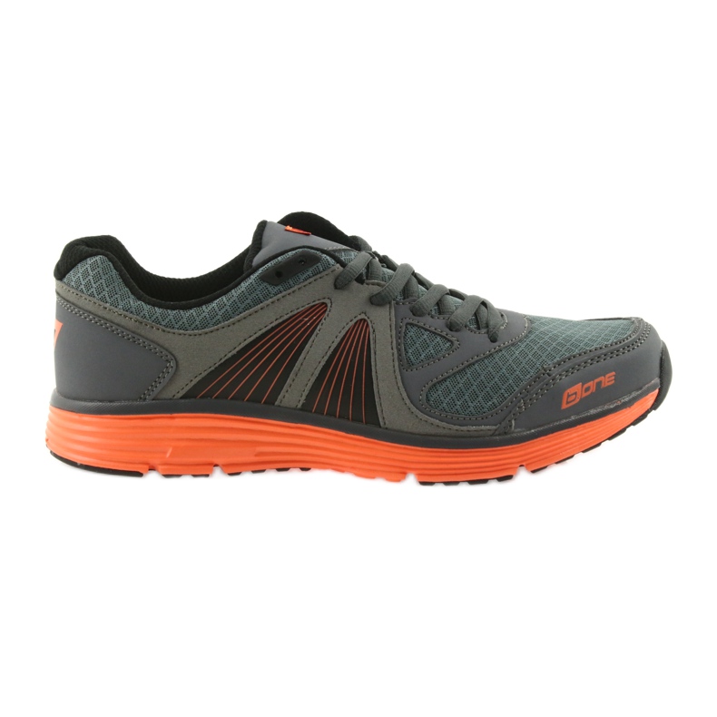 Zapatillas deportivas hombre ADI B.one 15-04-011 grises naranja