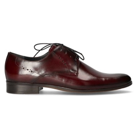 Zapatos Filippo 1327 burdeos K-62 rojo