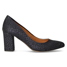 Zapatos de salón Filippo Premium 2031 S-220 azul marino