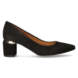 Zapatos De Salón Filippo Premium 2047 Ante Negro