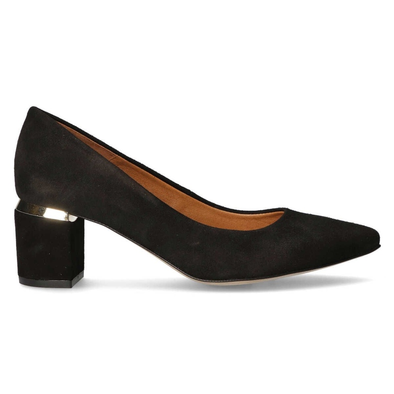 Zapatos De Salón Filippo Premium 2047 Ante Negro