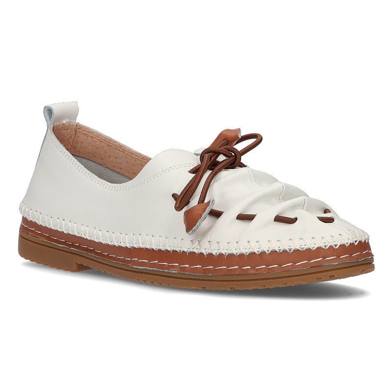 Zapatos de piel Filippo DP2058/21 Wh blanco