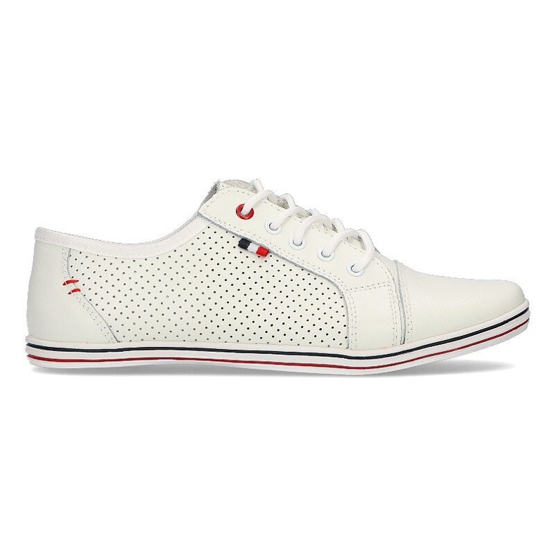 Zapatos de cuero Filippo DP009/21 Wh blanco