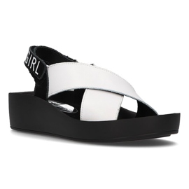Sandalias de piel Filippo DS2060/21 Wh blanco