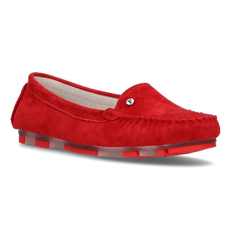 Rojo Mocasines Filippo DP2037/21 Rd de piel Rojo Mocasines Filippo DP2037/21 Rd de piel