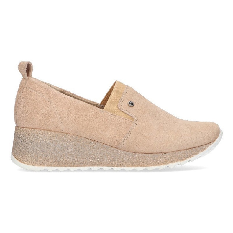 Zapatillas de cuero Filippo DP1500 / 21 Be beige