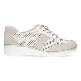 Zapatos de cuero Filippo DP028 / 21 Wh blanco con cordones Zapatos de cuero Filippo DP028 / 21 Wh blanco con cordones