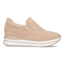 Deportivas de piel Filippo DP1512/21 Be beige