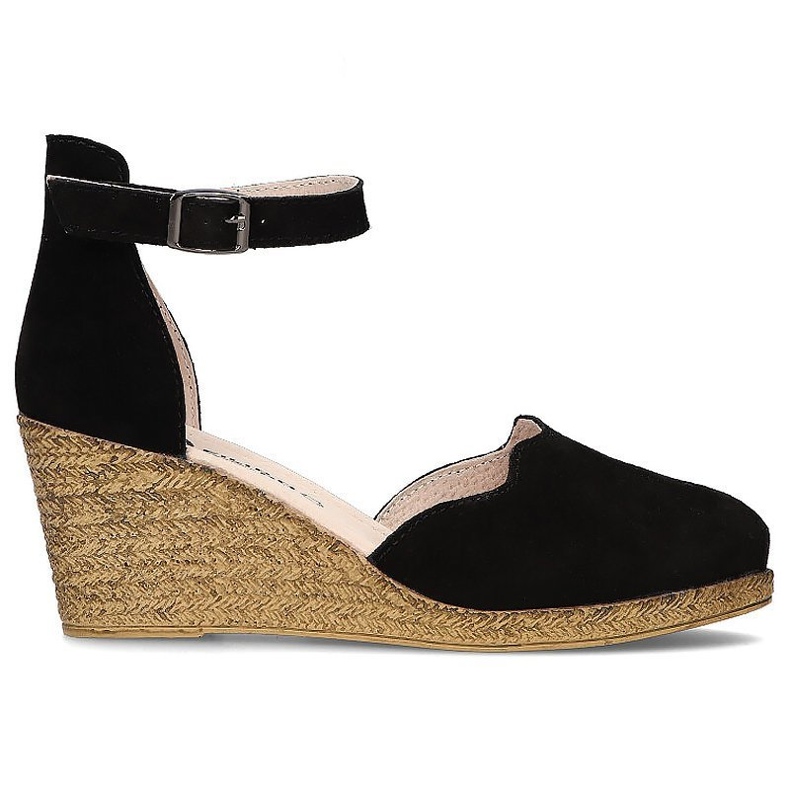 Sandalias de piel Filippo DS1394/21 Bk Negro