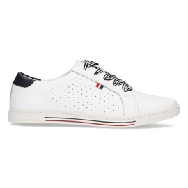 Zapatos de piel Filippo DP2154/21 Wh blanco Zapatos de piel Filippo DP2154/21 Wh blanco