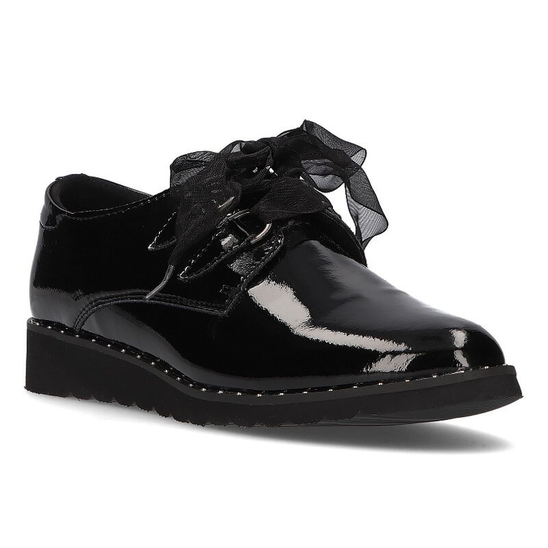 Zapatos de piel Filippo DP947/21 Bk lacado negro