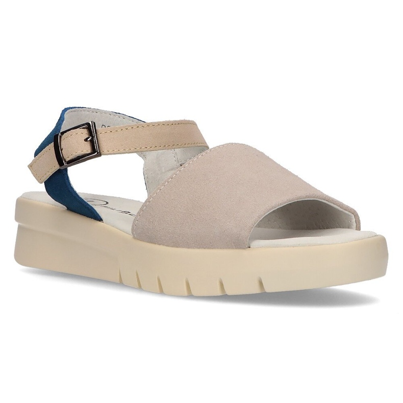 Sandalias de piel Filippo DS2021/21 Gr gris