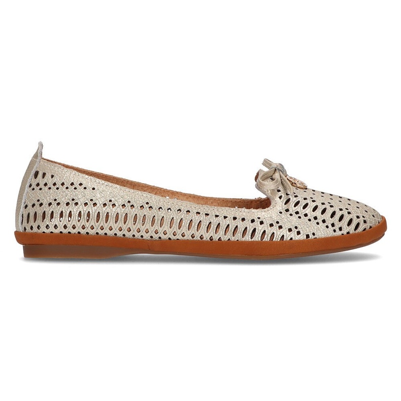 Señores calados de cuero Filippo DP2034/21 Go golden dorado Señores calados de cuero Filippo DP2034/21 Go golden dorado