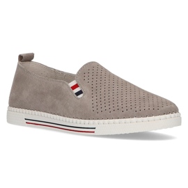 Zapatos de piel FILIPPO DP1272/21 Gr gris