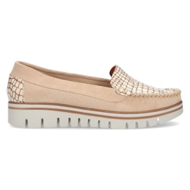Mocasines de piel Filippo 10118 beige