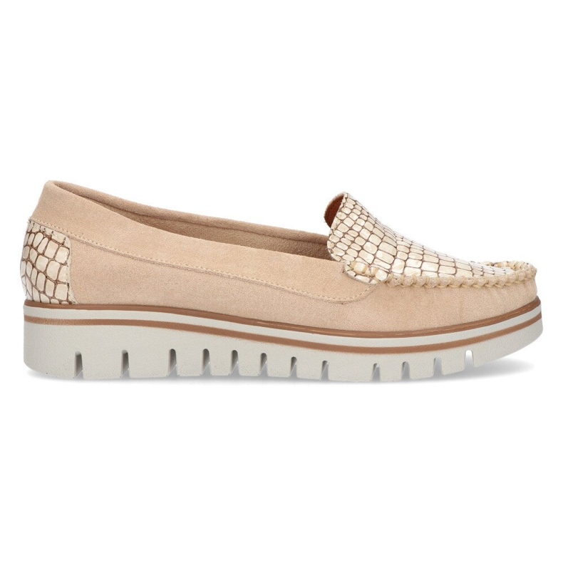 Mocasines de piel Filippo 10118 beige
