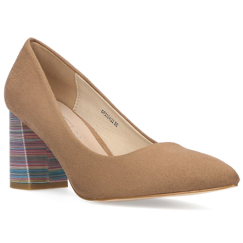 FILIPPO DP2324/22 Beige tacones altos
