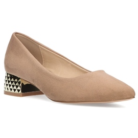 Salón tacones altos FILIPPO DP2101/21 Beige Salón tacones altos FILIPPO DP2101/21 Beige