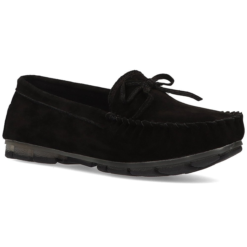 Mocasines de piel Filippo DP1204/21 Bk negro