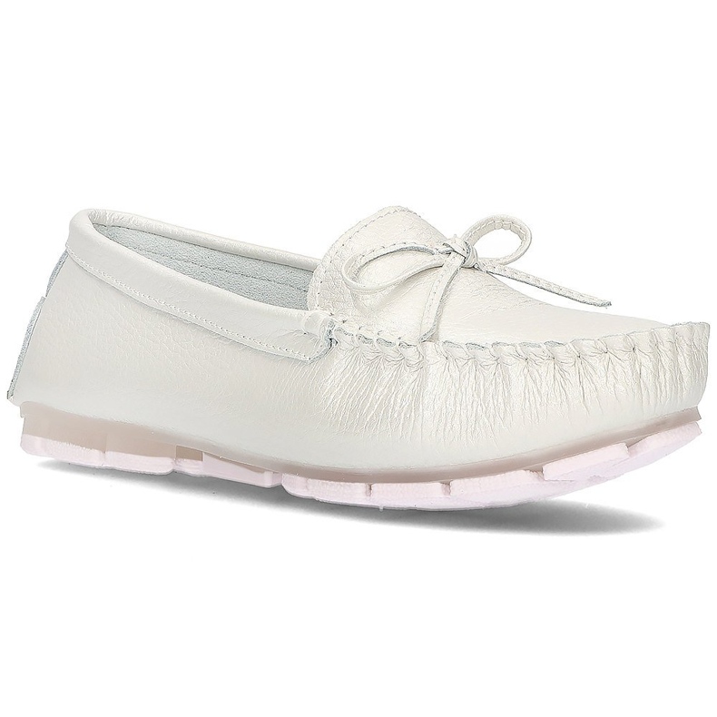 Mocasines de piel Filippo DP004/21 Wh blanco