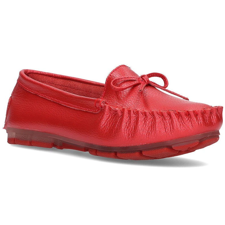 Rojo Mocasines Filippo DP004/21 Rd de piel