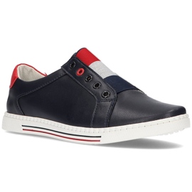 Zapatos de piel Filippo DP2155/21 Nv azul marino