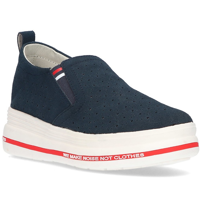 Zapatos de piel Filippo DP2009/21 Nv azul marino