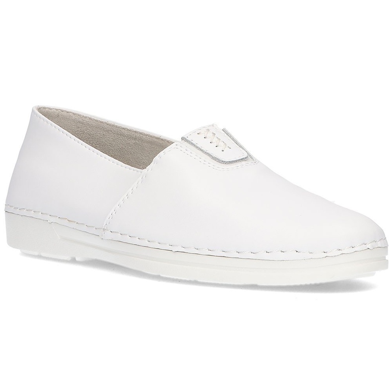 Zapatos sin cordones de cuero Filippo DP2134 / 21 Wh blanco Zapatos sin cordones de cuero Filippo DP2134 / 21 Wh blanco