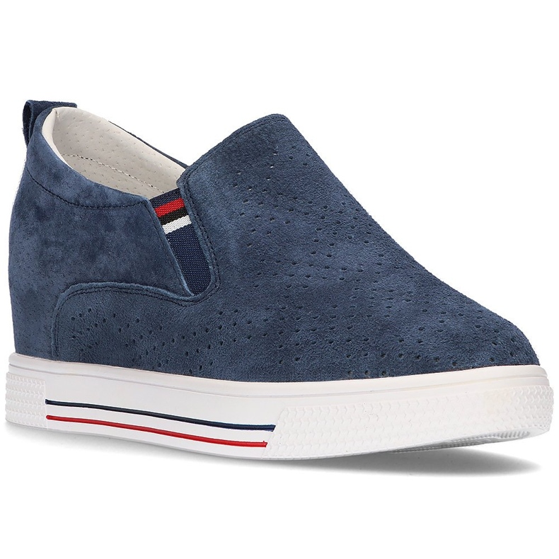 Zapatos de piel Filippo DP1356/21 Nv azul marino