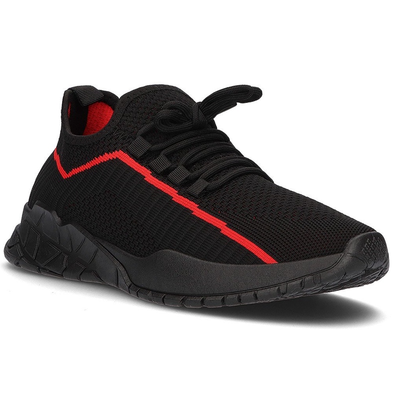 Zapatillas de hombre Filippo MTN2291 / 21 Bk Rd negro rojo