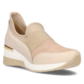 Deportivas de piel Filippo 089 beige