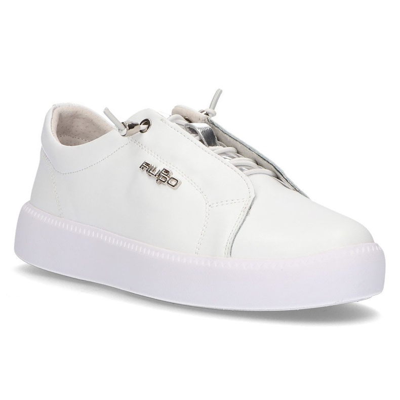 Zapatos de piel Filippo DP2041/21 Wh blanco