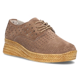 Zapatos de piel Filippo DP2162/21 Sd marrón