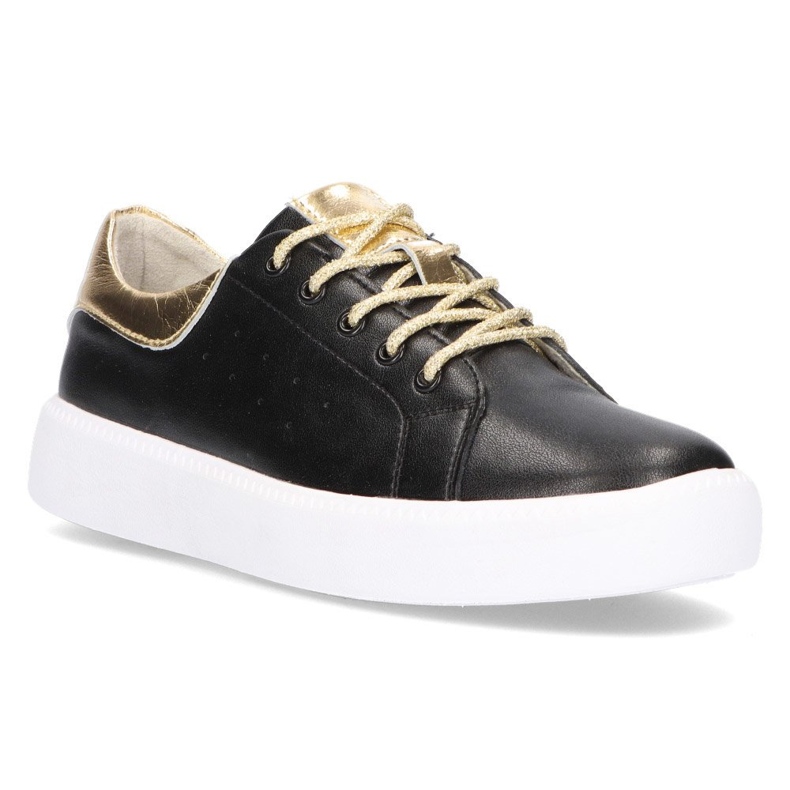 Zapatos de cuero Filippo DP2157/21 Bk negro