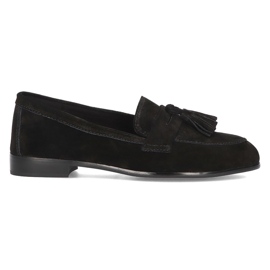 Mocasines de piel Filippo DP2149/21 Bk negro