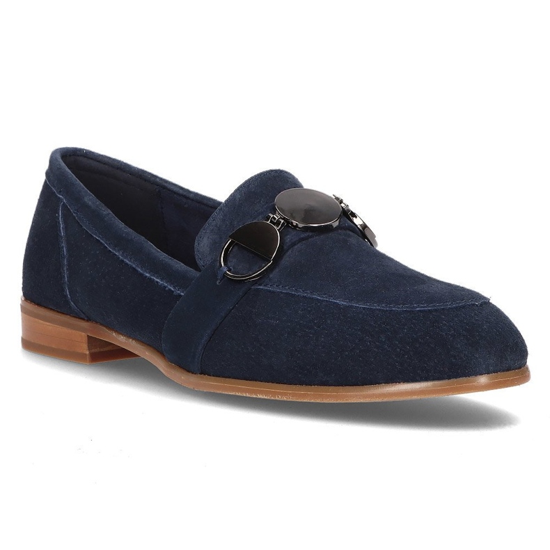 Mocasines de piel Filippo DP2148/21 Nv azul marino